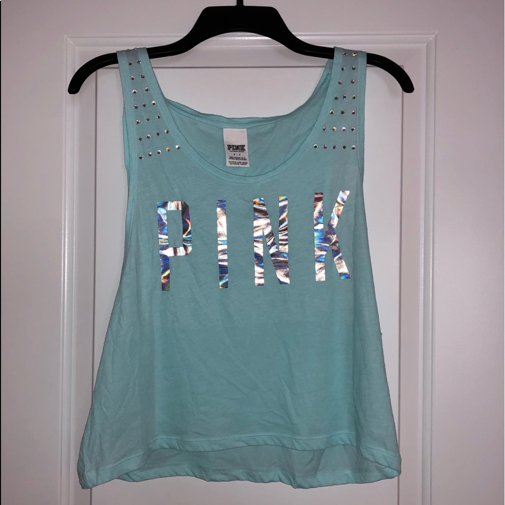 VS PINK SPARKLE TANK TOP
